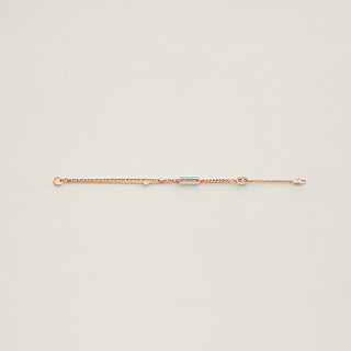 Chaine d'ancre Chaos Nano bracelet - Rose gold | Hermès USA